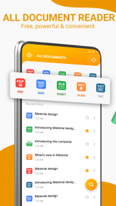 اسکرین شات 1 برنامه Word-Excel-PDF-PPT Docs Reader