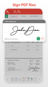 اسکرین شات 3 برنامه PDF Editor - Edit & Sign Docs