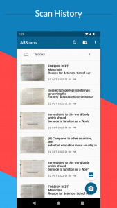 اسکرین شات برنامه OCR Text Scanner : IMG to TEXT 2