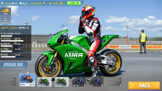 اسکرین شات 5 بازی MRM Bike Racing : Moto Game 3D