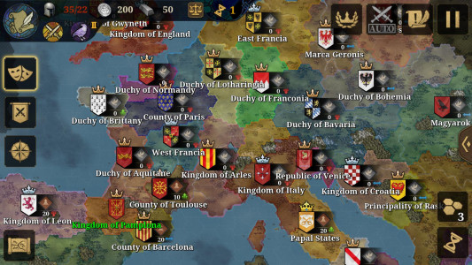اسکرین شات بازی European War 7: Medieval 1
