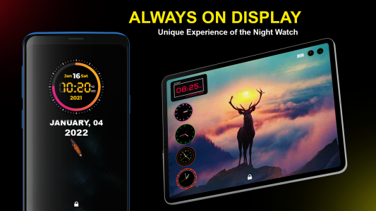 اسکرین شات 5 برنامه Lock Screen Clock Live