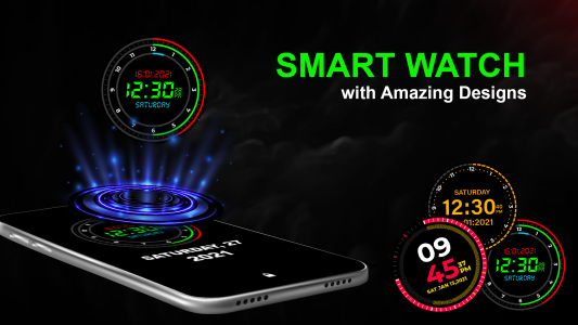 اسکرین شات 3 برنامه Lock Screen Clock Live