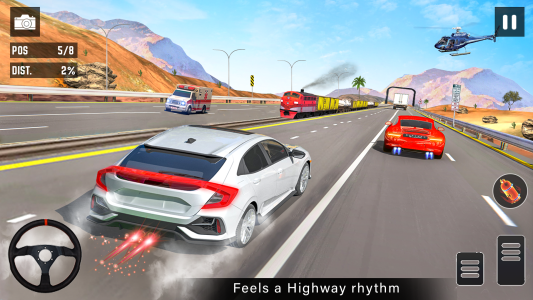 اسکرین شات 3 بازی Real Car Racing 3D : Car Game
