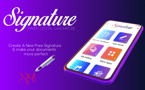 اسکرین شات برنامه Digital Signature Maker Online 1