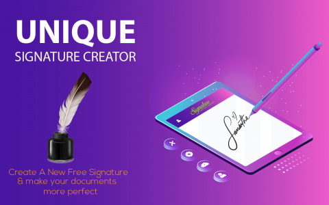 اسکرین شات برنامه Digital Signature Maker Online 3