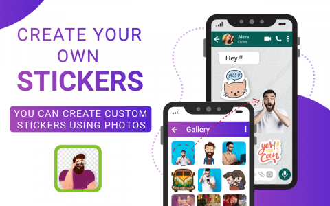 اسکرین شات برنامه Sticker Maker – Create Stickers from Pictures 3