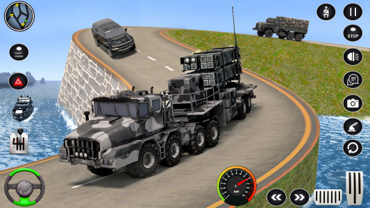 اسکرین شات بازی Army Transport Truck Games 3