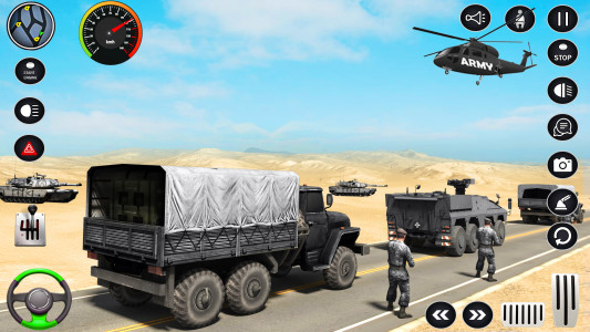 اسکرین شات بازی Army Transport Truck Games 4