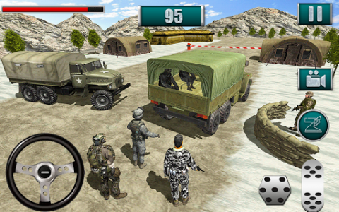 اسکرین شات بازی US Military Truck Driving Simulator: Army Trucker 3