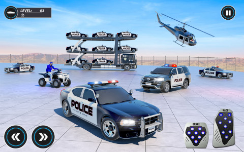 اسکرین شات 5 برنامه Real Car Transport Truck Games