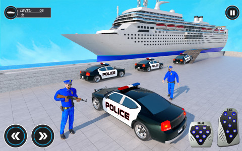 اسکرین شات 4 برنامه Real Car Transport Truck Games
