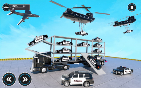 اسکرین شات 3 برنامه Real Car Transport Truck Games