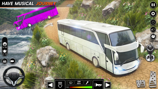 اسکرین شات 3 بازی Offroad Bus Simulator Games 3D