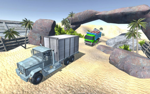 اسکرین شات بازی Offroad Cargo Truck Driver 2