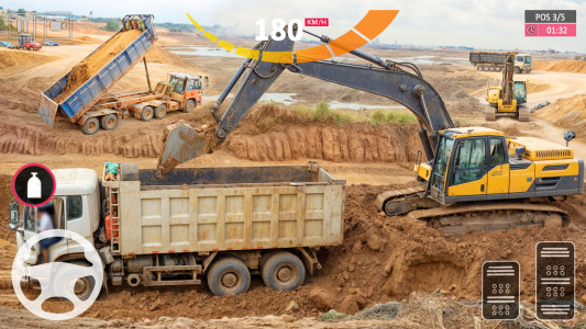 اسکرین شات 4 برنامه Dump Truck - Heavy Loader Game