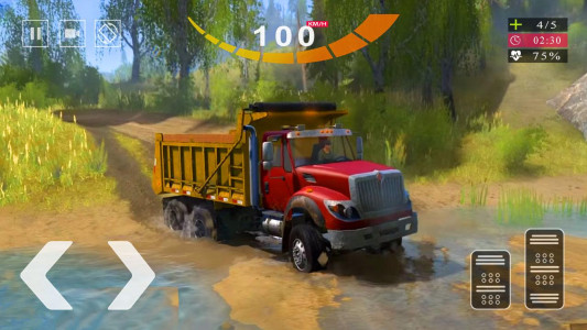 اسکرین شات 5 برنامه Dump Truck - Heavy Loader Game
