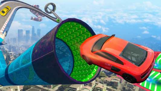 اسکرین شات بازی Impossible Car Driving 3D: Free Stunt Game 4