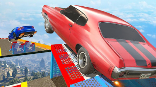 اسکرین شات بازی Impossible Car Driving 3D: Free Stunt Game 1