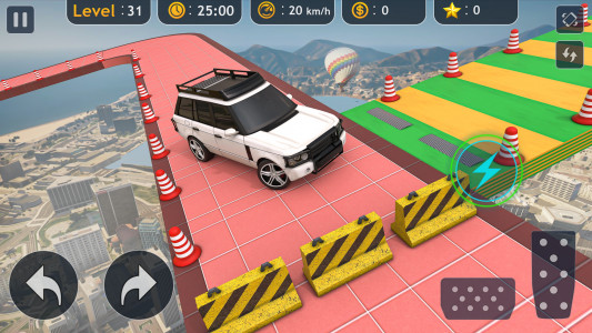 اسکرین شات برنامه Car Stunt Games: Car Games 3