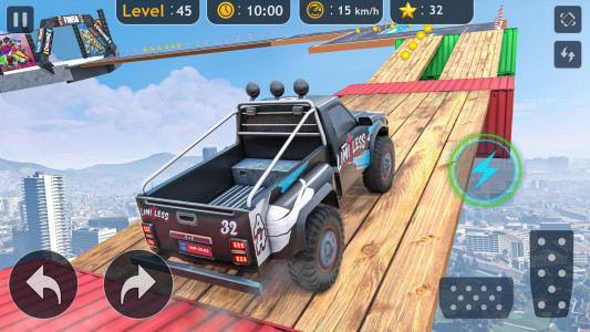 اسکرین شات برنامه Car Stunt Games: Car Games 4