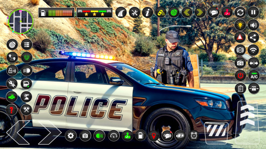 اسکرین شات 2 برنامه Police Car Simulator - Police