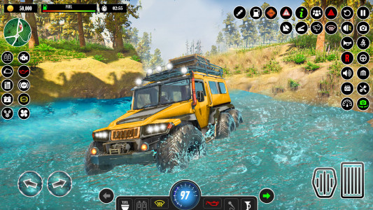 اسکرین شات بازی Offroad Driving Jeep Simulator 3