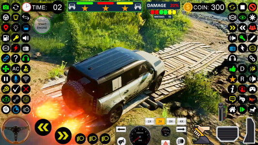 اسکرین شات بازی Offroad Driving Jeep Simulator 4