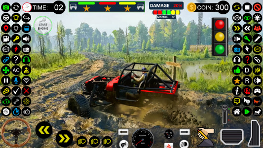 اسکرین شات 5 بازی Offroad Driving Jeep Simulator