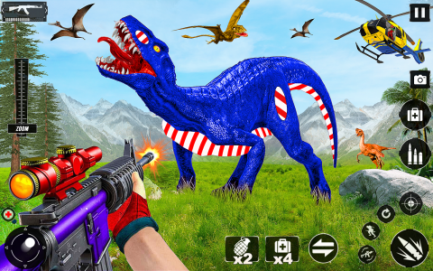 اسکرین شات برنامه Dino Hunter 3D Hunting Games 8