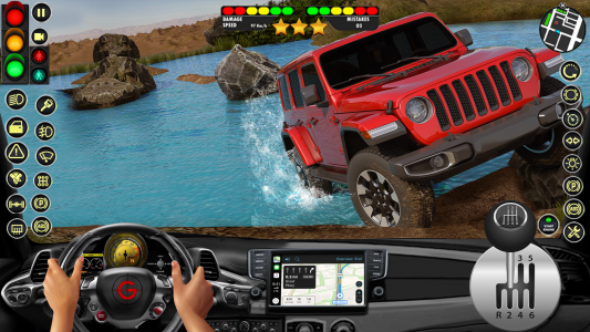 اسکرین شات برنامه Offroad SUV Jeep Driving Games 8
