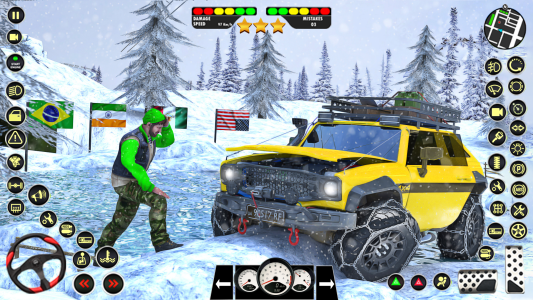 اسکرین شات 2 برنامه US Offroad Fury Car Driving 3D