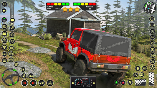 اسکرین شات 3 برنامه US Offroad Fury Car Driving 3D