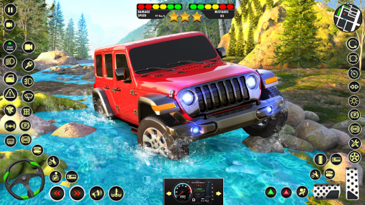 اسکرین شات برنامه Offroad SUV Jeep Driving Games 6