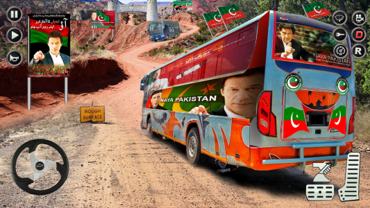 اسکرین شات بازی Imran Khan Election Bus Sim 3D 2