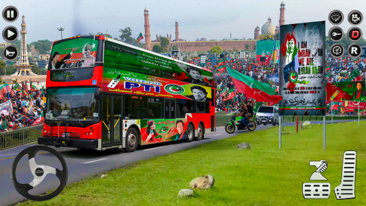 اسکرین شات بازی Imran Khan Election Bus Sim 3D 3