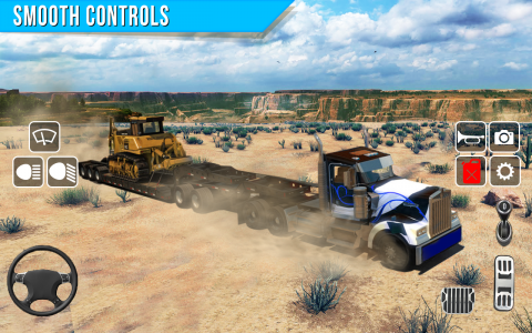 اسکرین شات بازی Offroad 4X4 Cargo Truck Driver 1