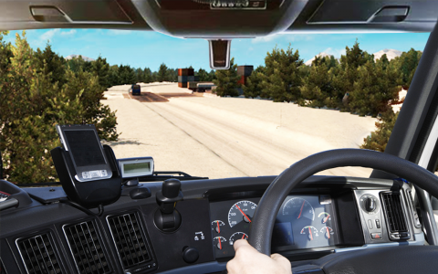 اسکرین شات بازی Offroad 4X4 Cargo Truck Driver 3