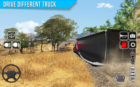 اسکرین شات بازی Offroad 4X4 Cargo Truck Driver 5