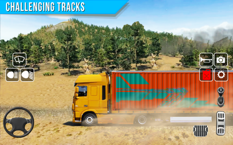 اسکرین شات بازی Offroad 4X4 Cargo Truck Driver 4