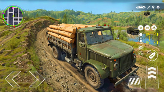 اسکرین شات 1 بازی US Army Truck Drive Offroad