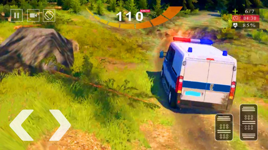اسکرین شات بازی Police Van Gangster Chase Game 2