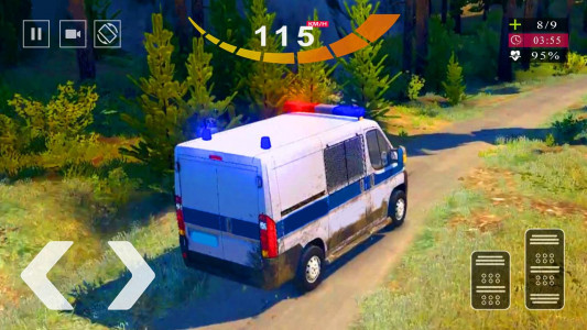 اسکرین شات بازی Police Van Gangster Chase Game 4