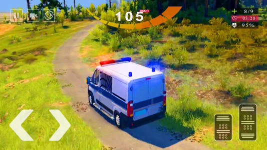 اسکرین شات بازی Police Van Gangster Chase Game 1