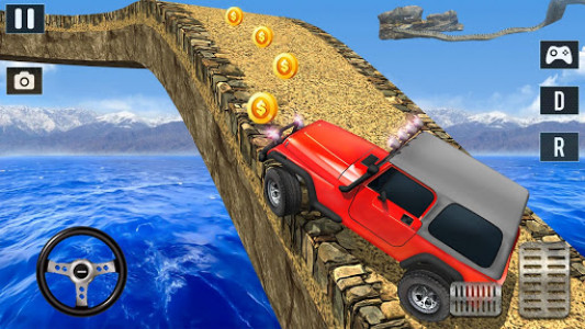 اسکرین شات برنامه Real Jeep 4X4 SUV Offroad Stunt Driving games 2021 4