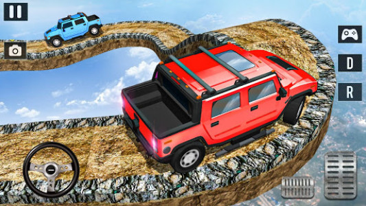 اسکرین شات برنامه Real Jeep 4X4 SUV Offroad Stunt Driving games 2021 1