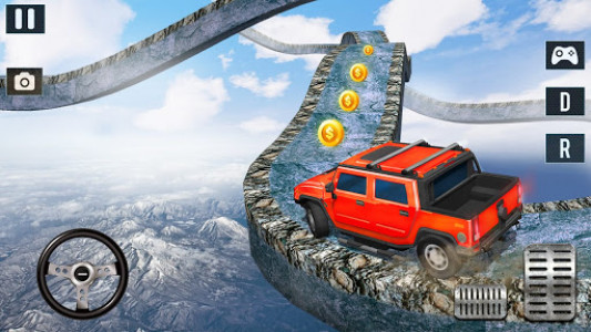 اسکرین شات برنامه Real Jeep 4X4 SUV Offroad Stunt Driving games 2021 3