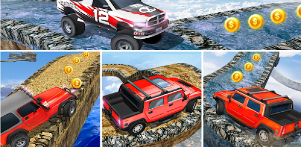 اسکرین شات برنامه Real Jeep 4X4 SUV Offroad Stunt Driving games 2021 5