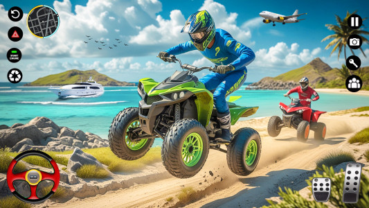 اسکرین شات 6 بازی Heavy ATV Quad Bike Cargo Game
