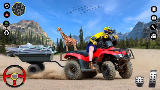 اسکرین شات بازی Heavy ATV Quad Bike Cargo Game 3